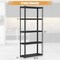 Costway 1/2/3/4 PCS 5-Tier Heavy Duty Storage Shelf Storage Utility Rack Shelf with Anti-tipping Device Black